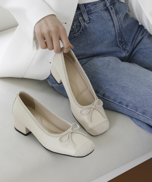 Deloa Ribbon Pumps (4cm)