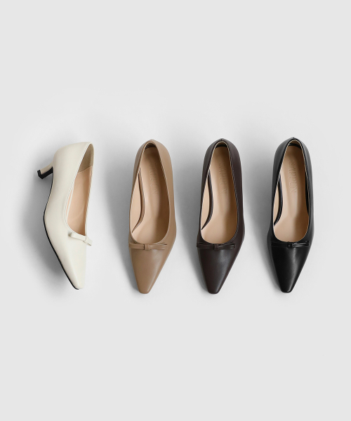 TIMOA Ribbon Square Pumps (5cm)
