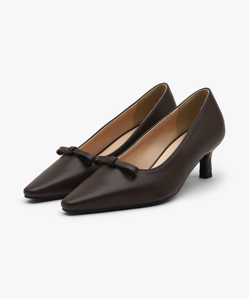 TIMOA Ribbon Square Pumps (5cm)