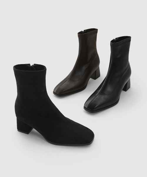 Ramion Sock Ankle Boots (5cm)