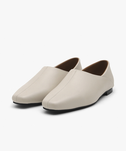 RIOREN Square Flat Shoes (1cm)