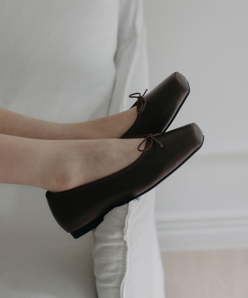 DIBERE Ribbon Flat Shoes (1cm)