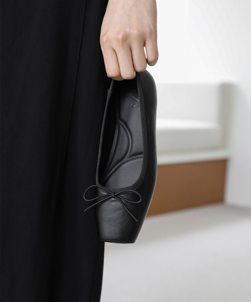 DIBERE Ribbon Flat Shoes (1cm)