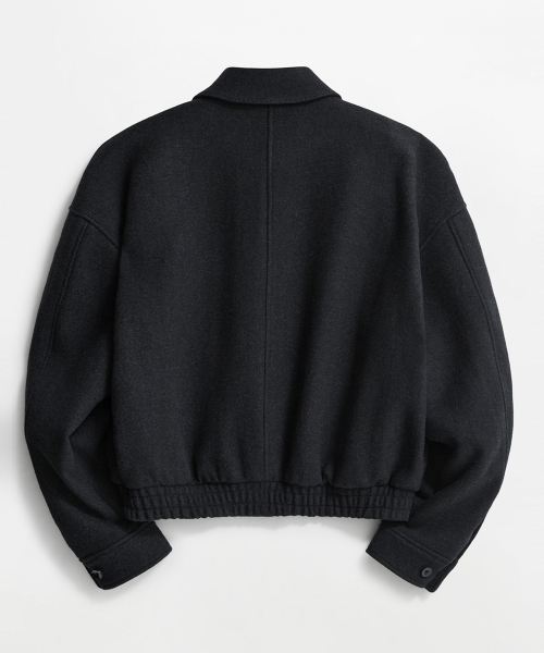 Lindemann Wool Blouson Jacket Charcoal Black