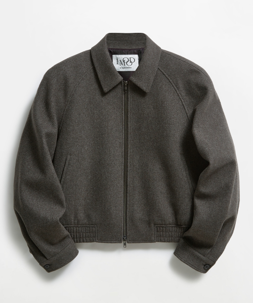 Wind Wool Blouson Jacket Khaki