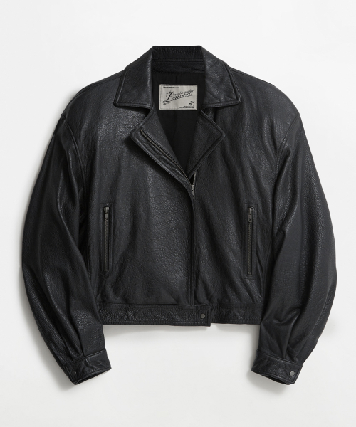 Lenz Lambskin Rider Jacket Black