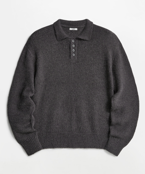 Cask Mohair Blend Collar Knit (2 COLOR)
