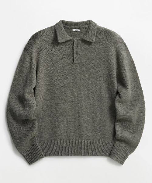 Cask Mohair Blend Collar Knit (2 COLOR)