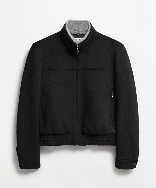Vaut Wool Blouson Jacket Black