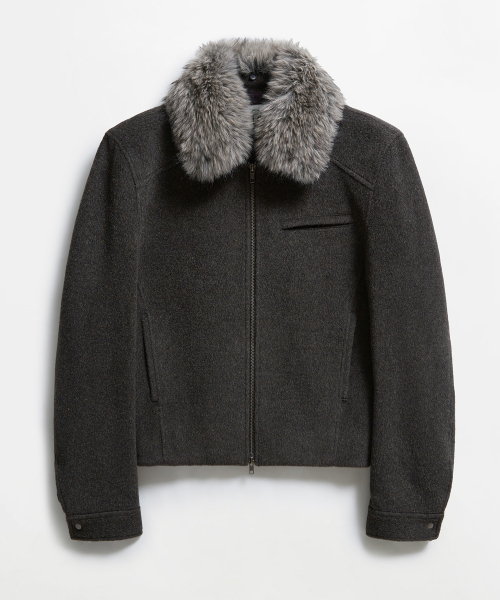 ARCA Wool-Alpaca Jacket Charcoal