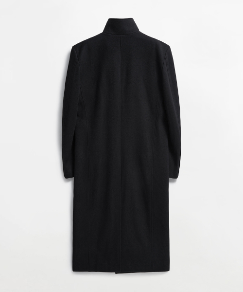 Vlaq High-Neck Coat Black