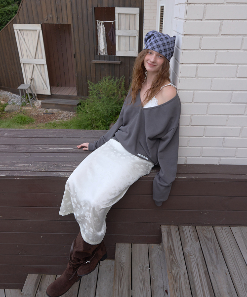 Heim floral long skirt - Butter