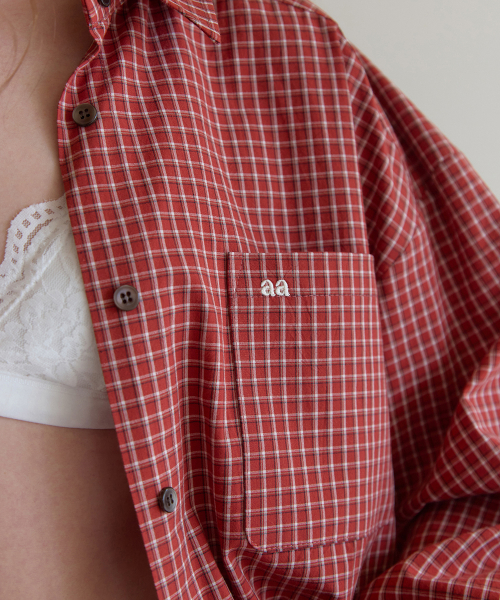 Dumbo check shirt - Red