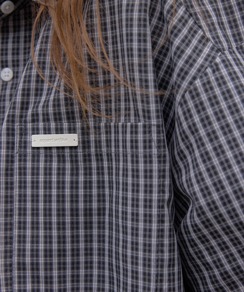 Getti check shirt - Black