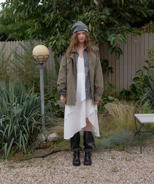 Paste field jacket - Khaki