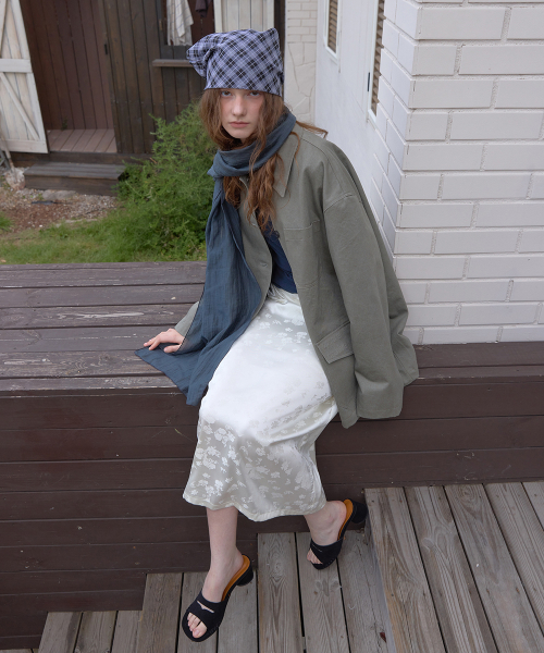 Magnet half work jacket - Khaki