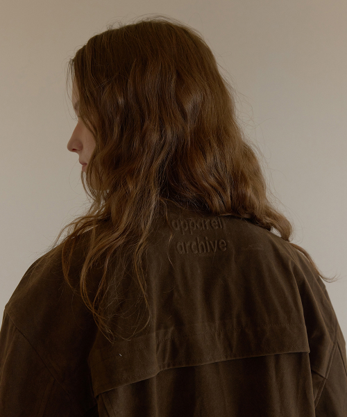 Sand suede blouson - Brown