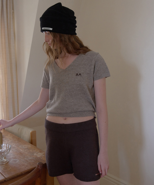 Rony half v knit - Mocha