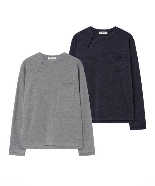 Weekend Knit Long Sleeve 2colors