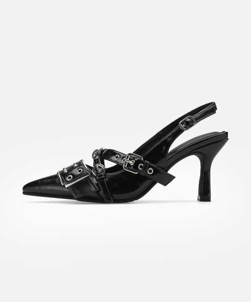 Rebric Buckle Slingback 412632001 (7.5cm)