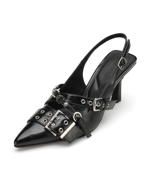 Rebric Buckle Slingback 412632001 (7.5cm)