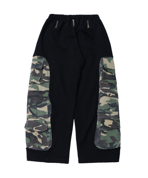 Camo Multi-Pocket Training Pants Beige