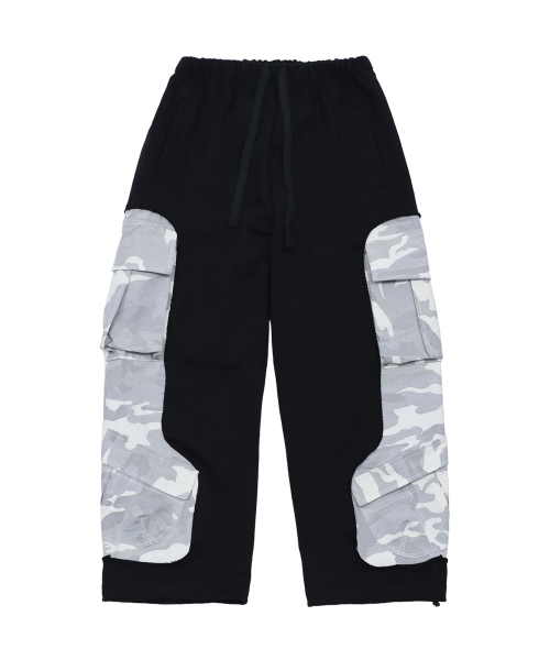 Camo Multi-Pocket Training Pants White