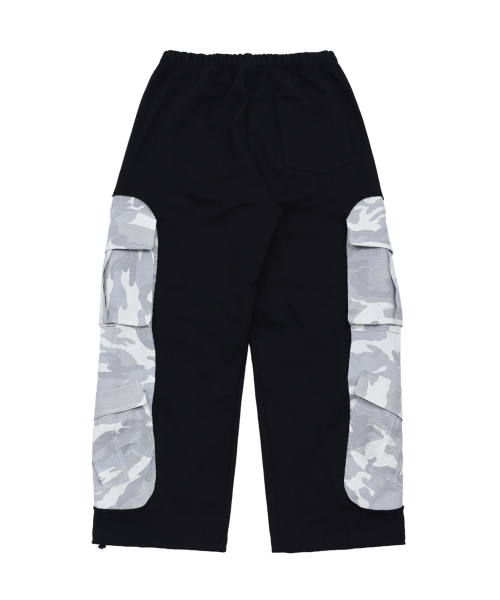 Camo Multi-Pocket Training Pants White