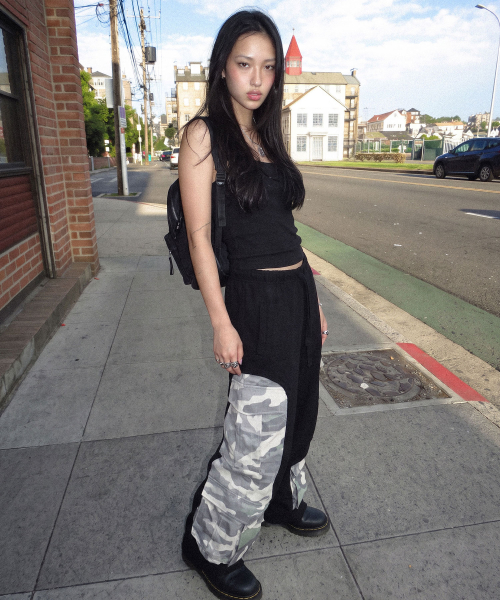 Camo Multi-Pocket Training Pants White