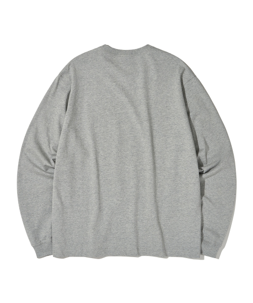 1987 Auckland Long Sleeve T-Shirt_Melange Gray