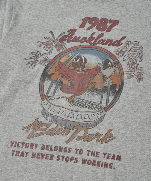 1987 Auckland Long Sleeve T-Shirt_Melange Gray