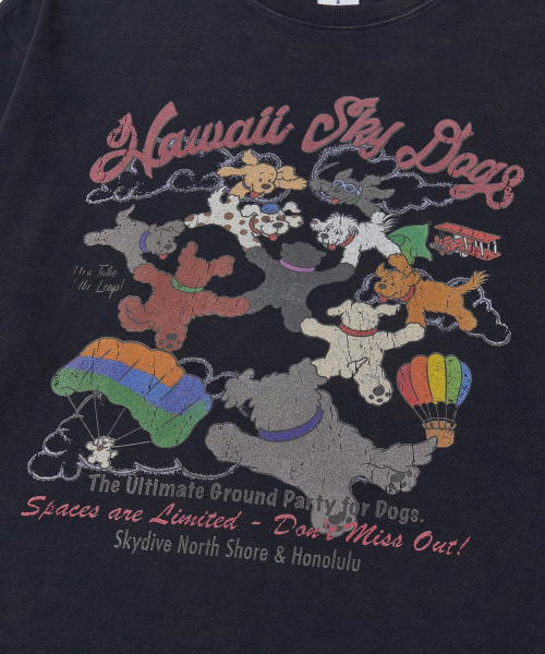 Sky Dog Long Sleeve T-Shirt_Navy