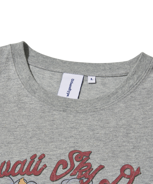 Sky Dog Long Sleeve T-Shirt_Melange Gray