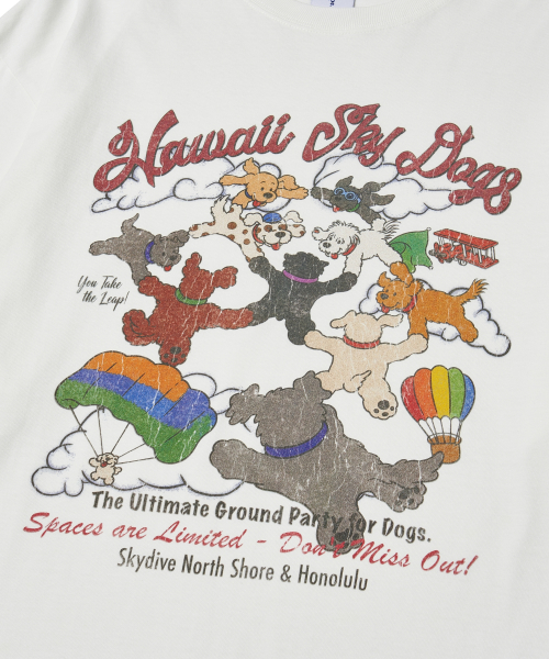 Sky Dog Long Sleeve T-Shirt_White