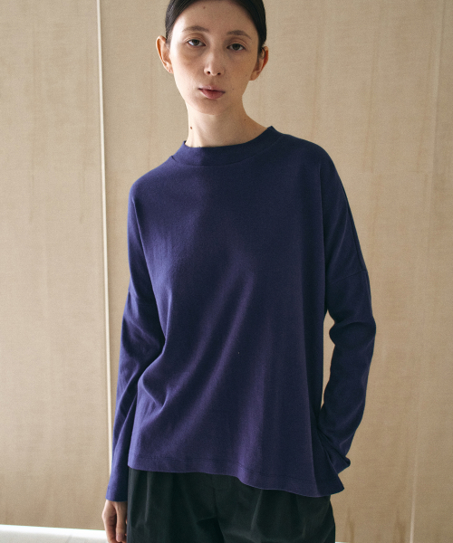 Mock Neck T-Shirts_4COLOR