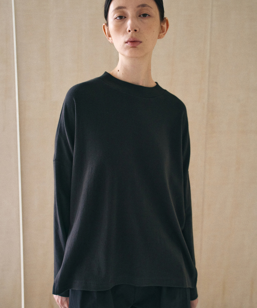 Mock Neck T-Shirts_4COLOR
