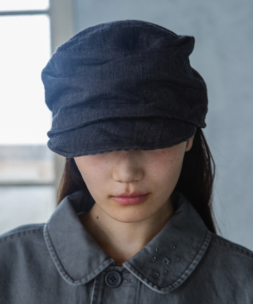 VINTAGE COTTON CASQUETTE, BROWN