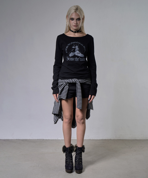 LOST SIGNAL LONG SLEEVE (BLACK) F26ZB528