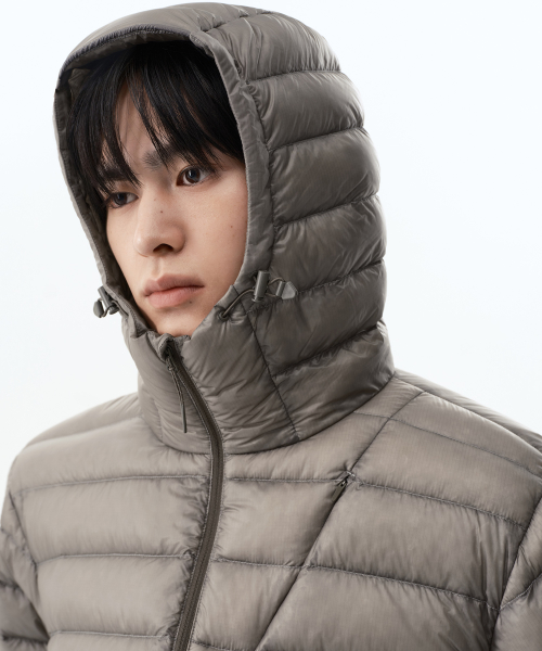 [시티 레저] 850FP 후디드 라이트 구스 다운 재킷