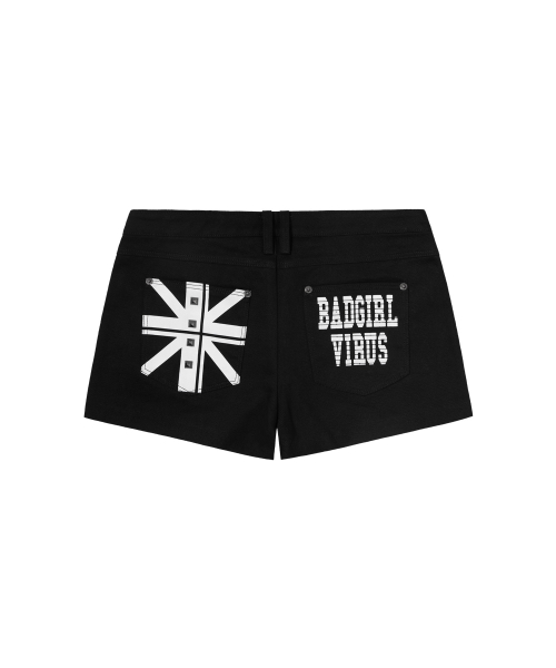 BAD GIRL MICRO SHORTS (BLACK) F26ZD469