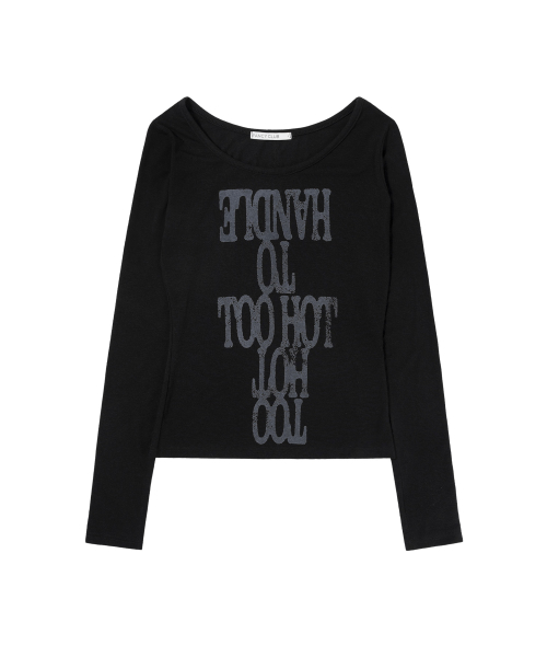TOO HOT LONG SLEEVE (BLACK) F26ZB530