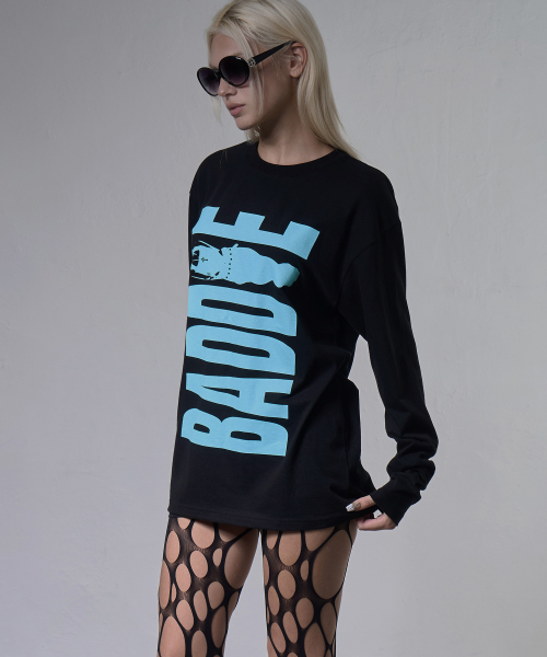 BADDIE LONG SLEEVE (BLACK) F26ZB531