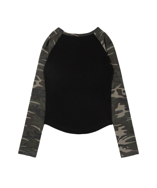 BADDIE SNIPER LONG SLEEVE (CAMO) F26ZB532