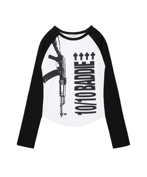 BADDIE SNIPER LONG SLEEVE (BLACK) F26ZB532