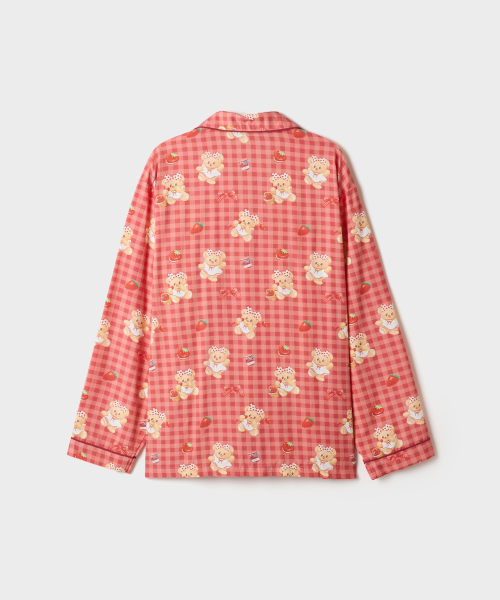 BUTTERBEAR Long-Sleeve Pajamas (Red)_SPPPG49U15