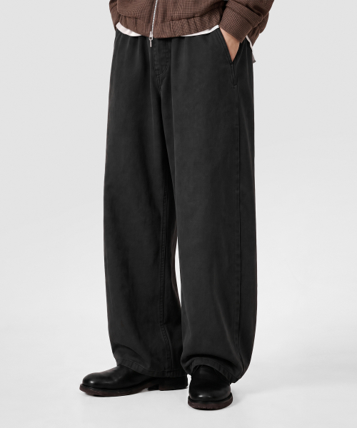 EVERYONES CURVED CHINO PANTS_(STRAIGHT FIT) 3 COLOR