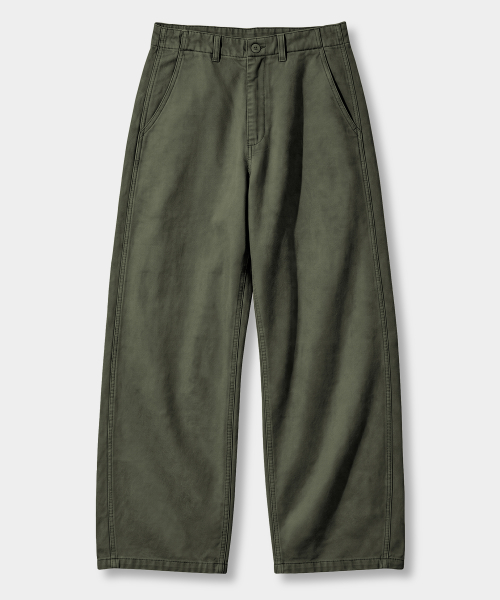 EVERYONES CURVED CHINO PANTS_(STRAIGHT FIT) 3 COLOR