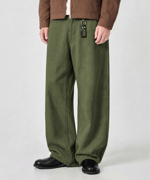 EVERYONES CURVED CHINO PANTS_(STRAIGHT FIT) 3 COLOR