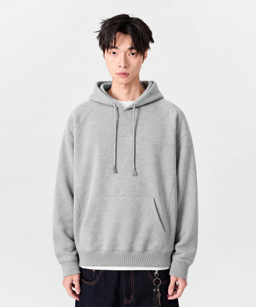 © EVERYONES ESSENTIAL SWEAT HOODED T-SHIRT (VTG FADE)_4 COLOR