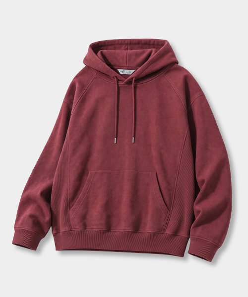 © EVERYONES ESSENTIAL SWEAT HOODED T-SHIRT (VTG FADE)_4 COLOR